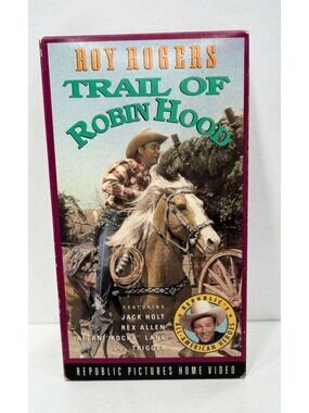 Roy Rogers Movie Trail of Robin Hood VHS Classic Western Rex Allen Jack Holt